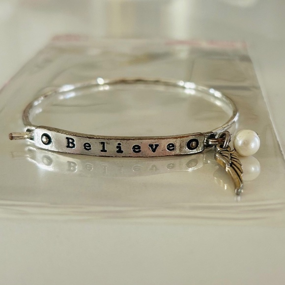 Silver bracelet with pearl - Picture 1 of 1